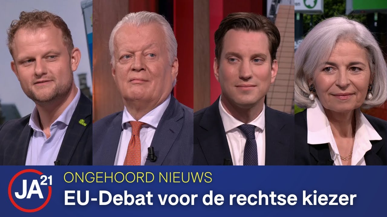 EU-verkiezingsdebat bij ON! | Hoogeveen (JA21) vs. Dekker (FvD), Smit (BBB) & Rookmaker (MDD)