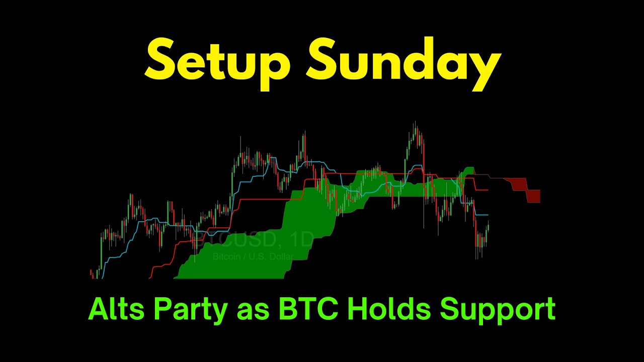 Setup Sunday: Alts Party as BTC Holds Support