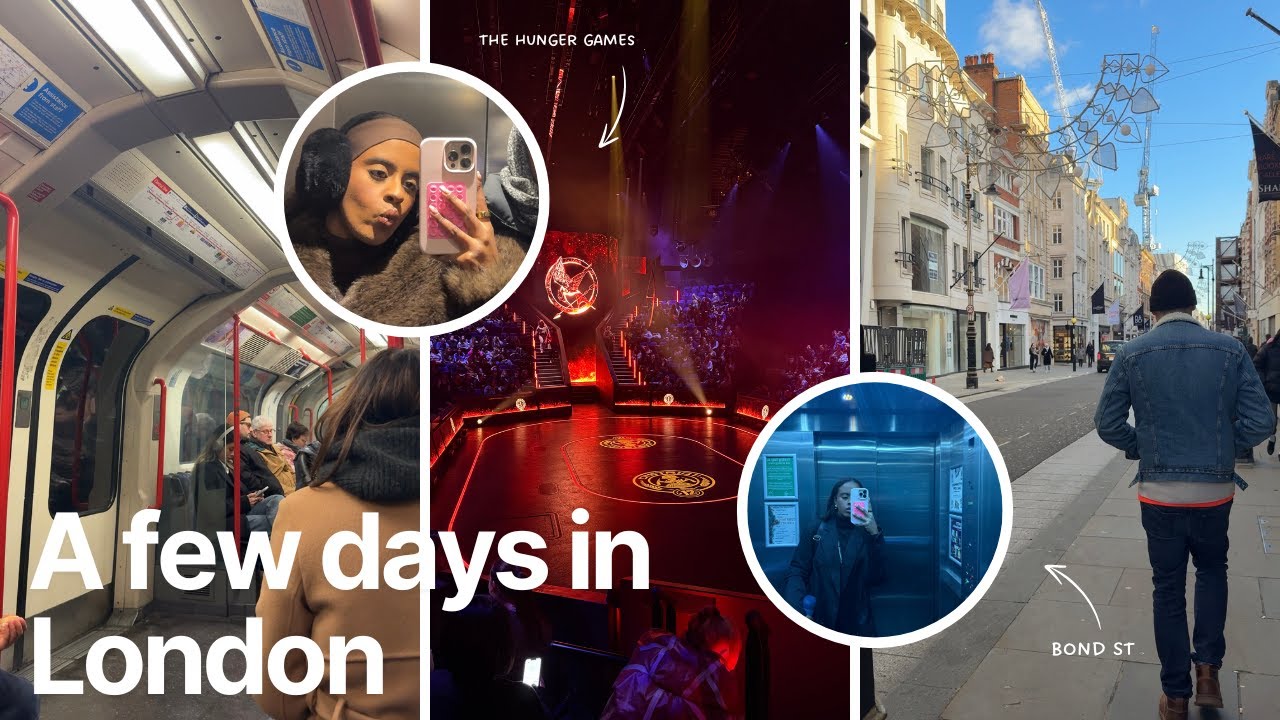 A few days in my life | Shopping in London, Hunger Games on Stage and back to work 🎭🛍️💻