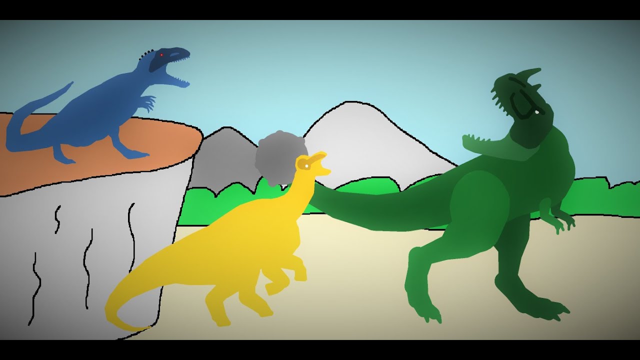 Rhinorex Vs Corythosaurus Vs Eocarcharia