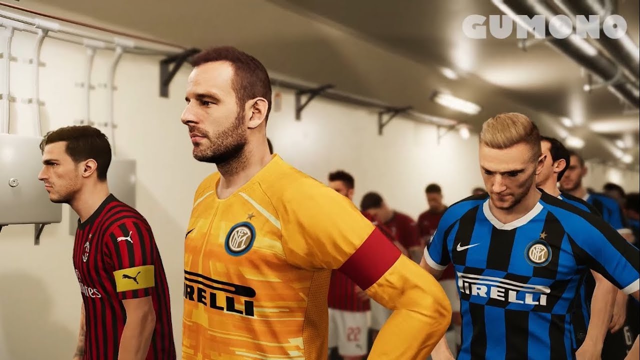 eFootball PES 2020: PC Gameplay | Inter vs Milan | Milan Derby | Full Match (Full HD)