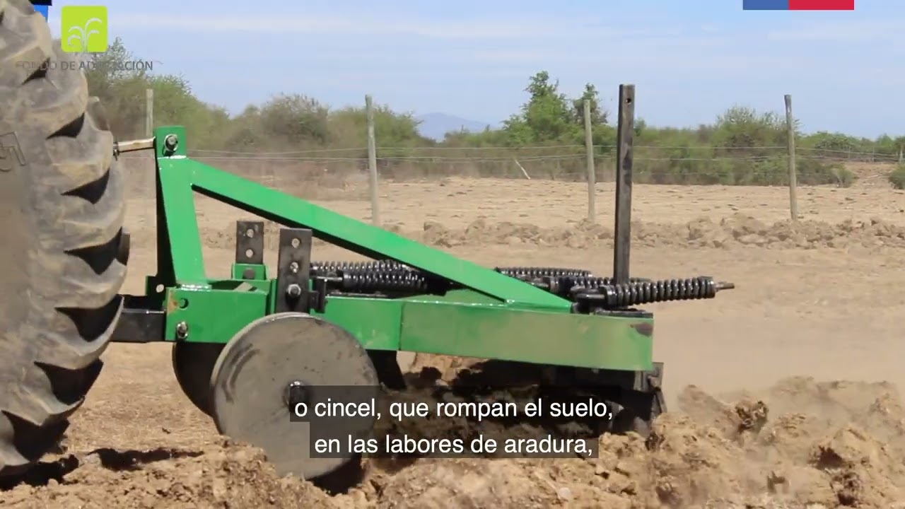 Arado escarificador/ Adaptación al Cambio Climático en Región de O'Higgins