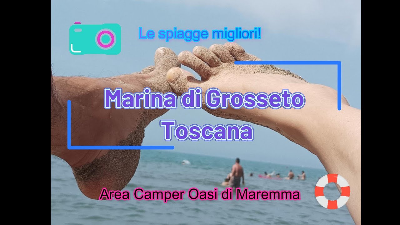 MARINA DI GROSSETO in Camper  con Gufettocamperlife - Area sosta Oasi di Maremma e migliori spiagge.