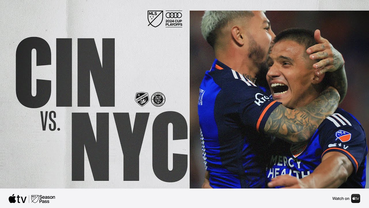 FC Cincinnati vs. New York City FC | Audi 2024 MLS Cup Playoffs | Full Match Highlights