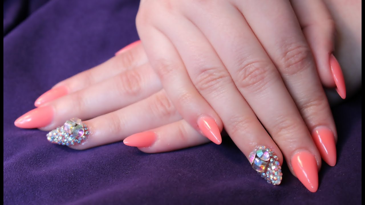 Uñas con Cristales
