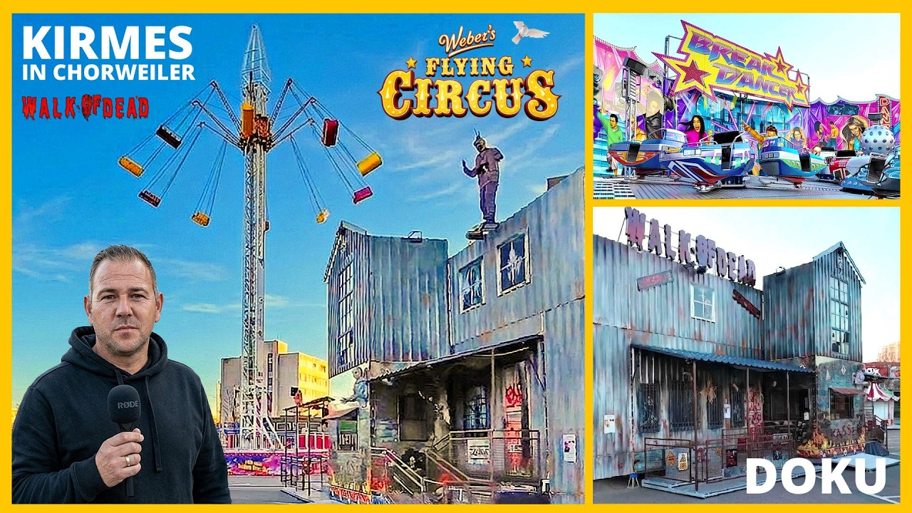 DOKU Aufbau Frühjahrskirmes Köln-Chorweiler 2026 | Walk of Dead von Strünck | Weber‘s Flying Circus
