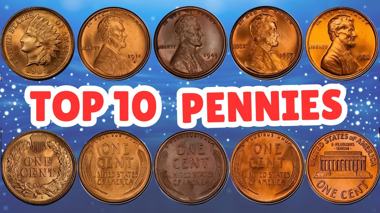Pocket coins: TOP 10 MOST VALUABLE PENNIES IN HISTORY! PENNIES WORTH MONEY