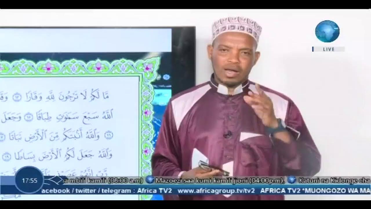 🔴#LIVE: JIFUNZE QURAN NA SHEIKH ALI ASAA ALII | NDANI YA AFRICA TV | 05 OCT 2024