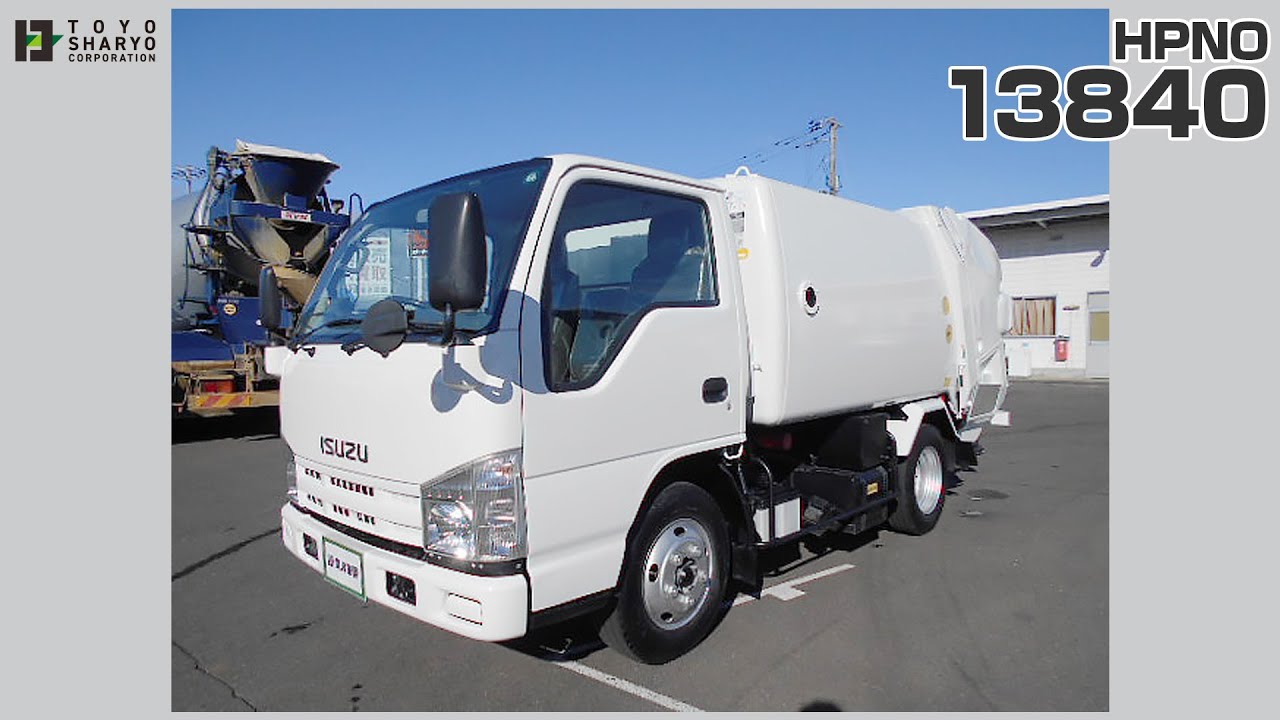 [塵芥車] H19 エルフ 極東開発製巻込み式パッカー