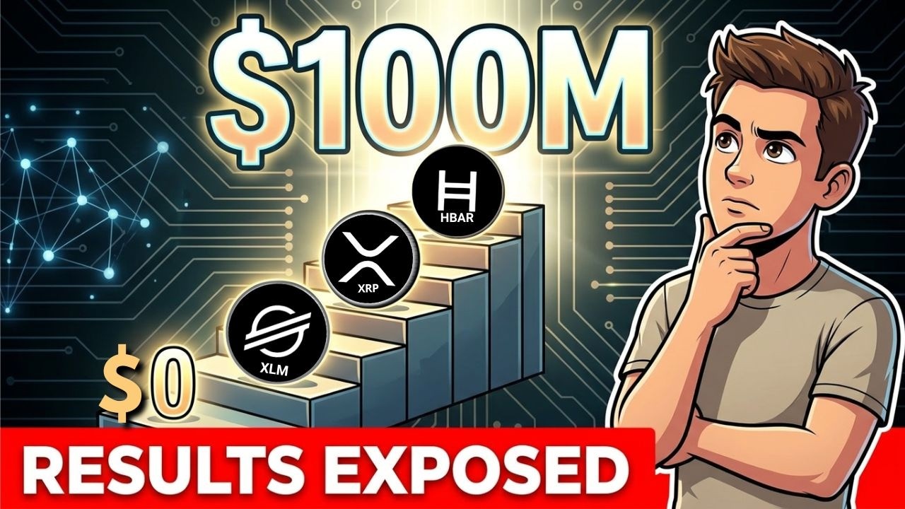 От $0 до $100 млн: мы предсказали будущее XRP, XLM и HBAR (результаты вас шокируют)