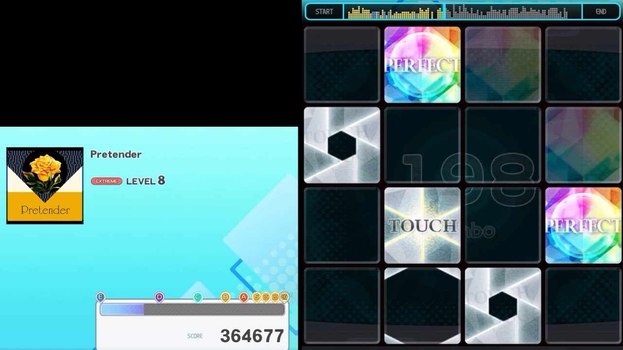 【jubeat app】 Pretender (EXTREME) SSS/FC
