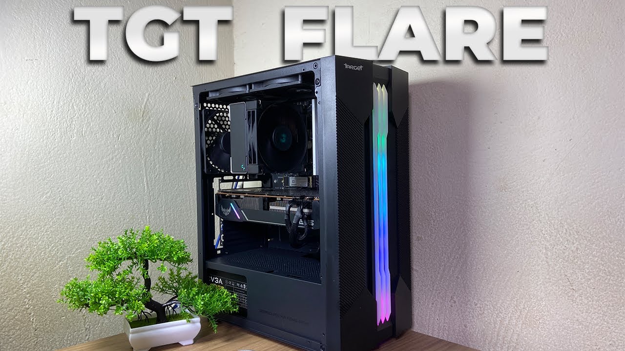 TGT FLARE - Gabinete Gamer incrivel e muito barato !