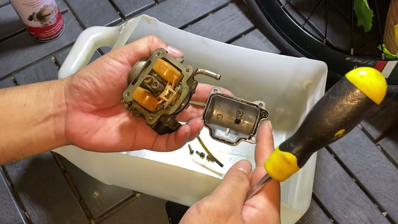 Cara Buka Dan Servis Carburetor YAMAHA LAGENDA 110Z | Motor Semput & Susah Hidup Pagi-pagi...