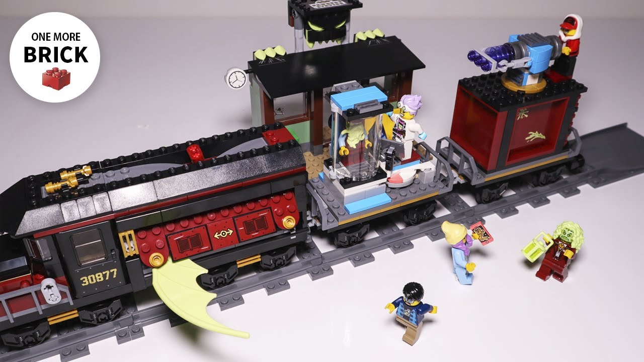 LEGO Ghost Train Express Speed build + Ghost Hunting Gameplay (LEGO 70424)