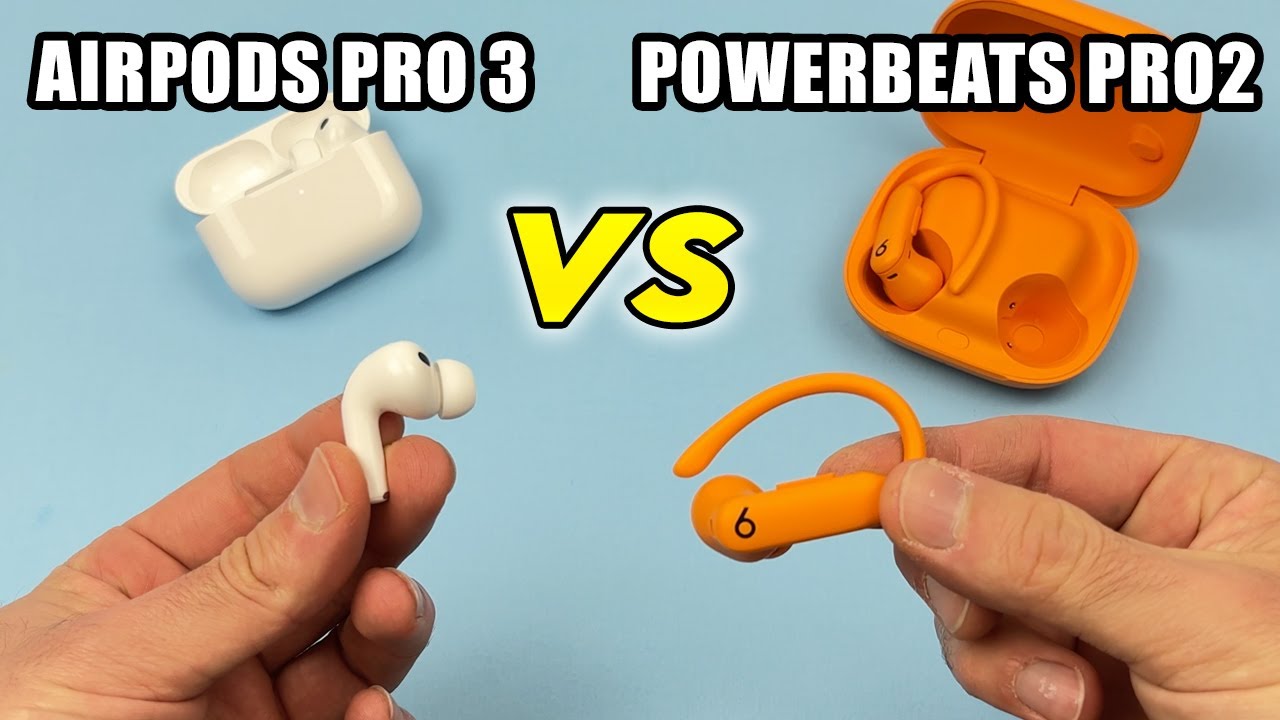 AirPods Pro 3 против Powerbeats Pro 2: какие наушники лучше купить
