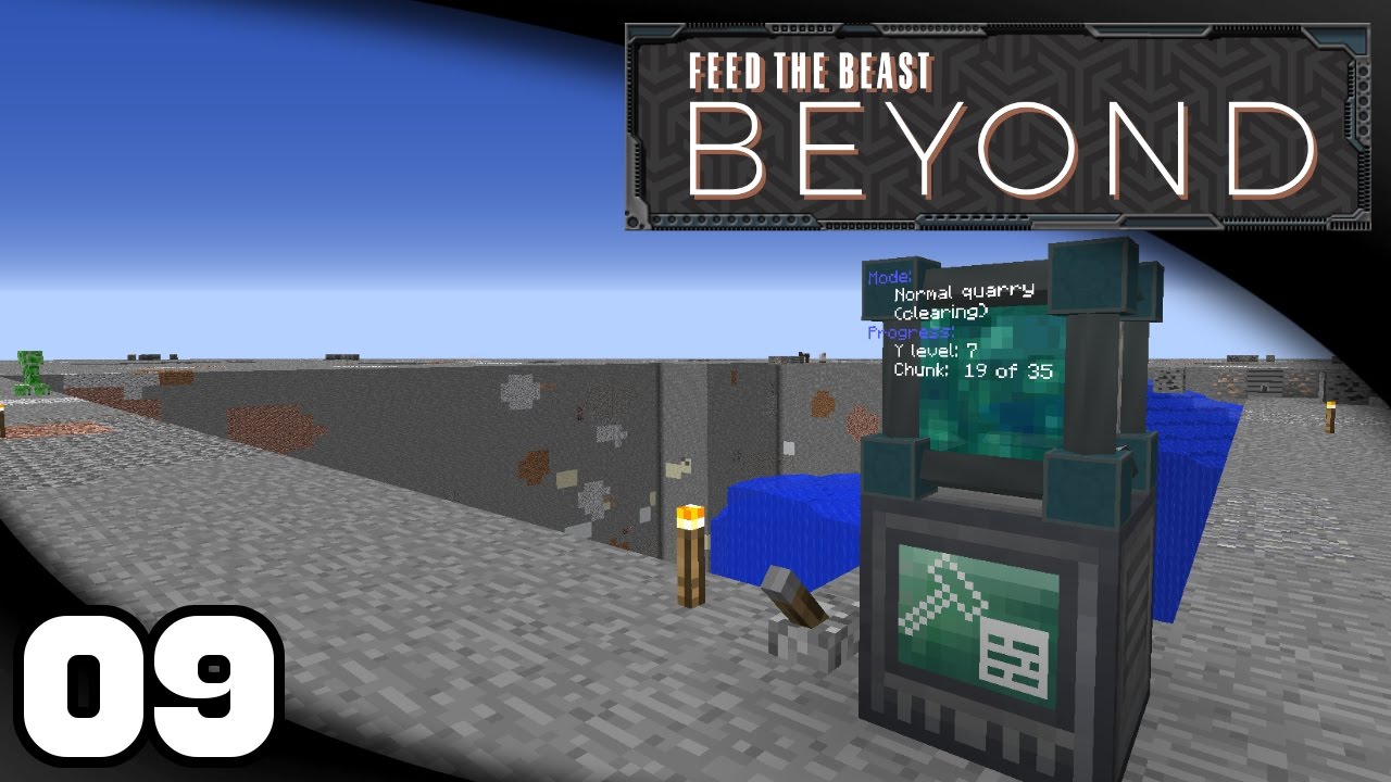 FTB Beyond - Ep. 9: Quarry and Mining Dimension