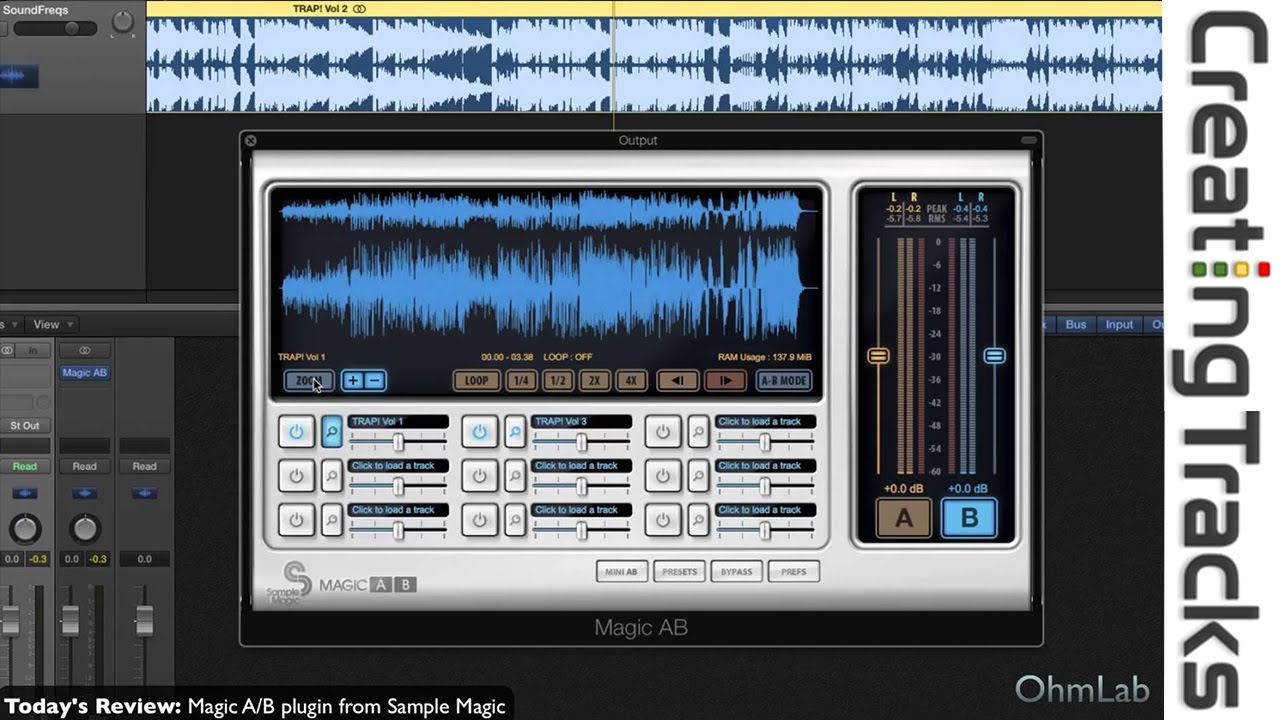Magic AB Plugin Review - Creating Tracks