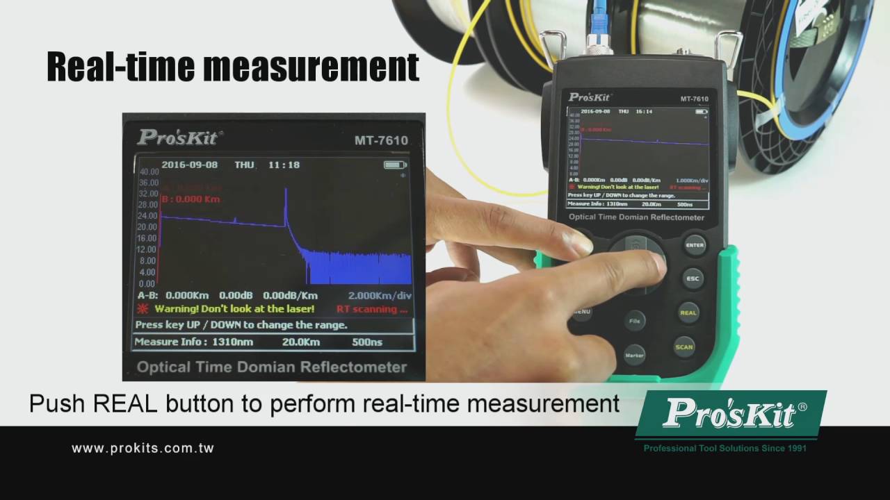 Pro'sKit  MT-7610  Optical time domain reflectometer