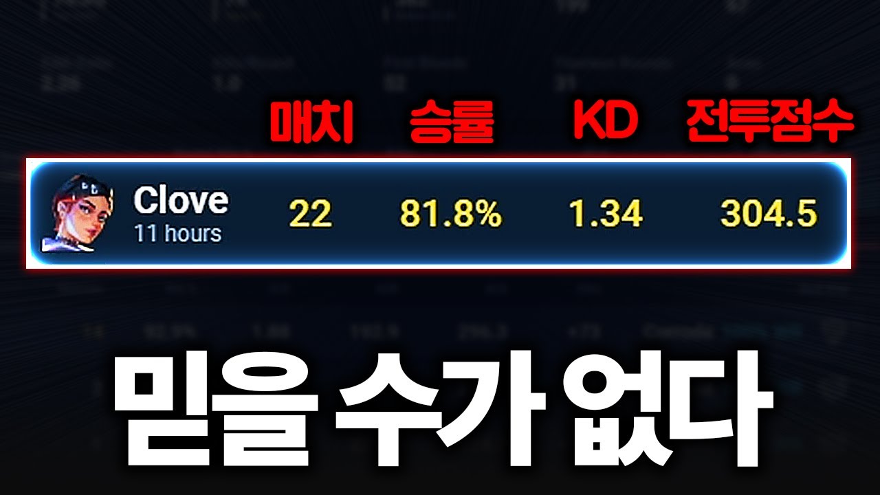 이건 그냥 핵쟁이 지표잖아?