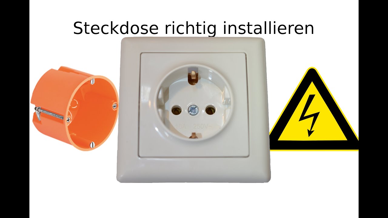 Steckdose anschließen
