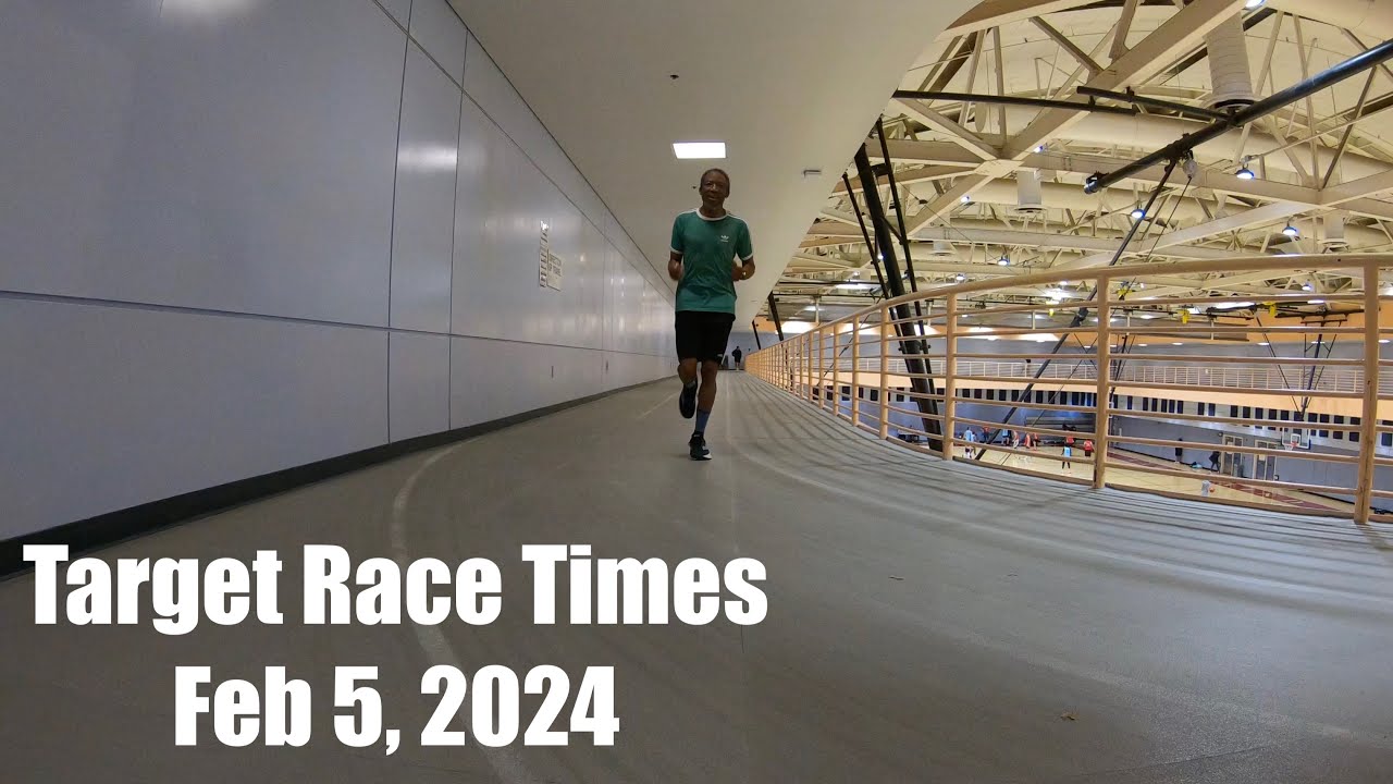 2024 Target Race Times!