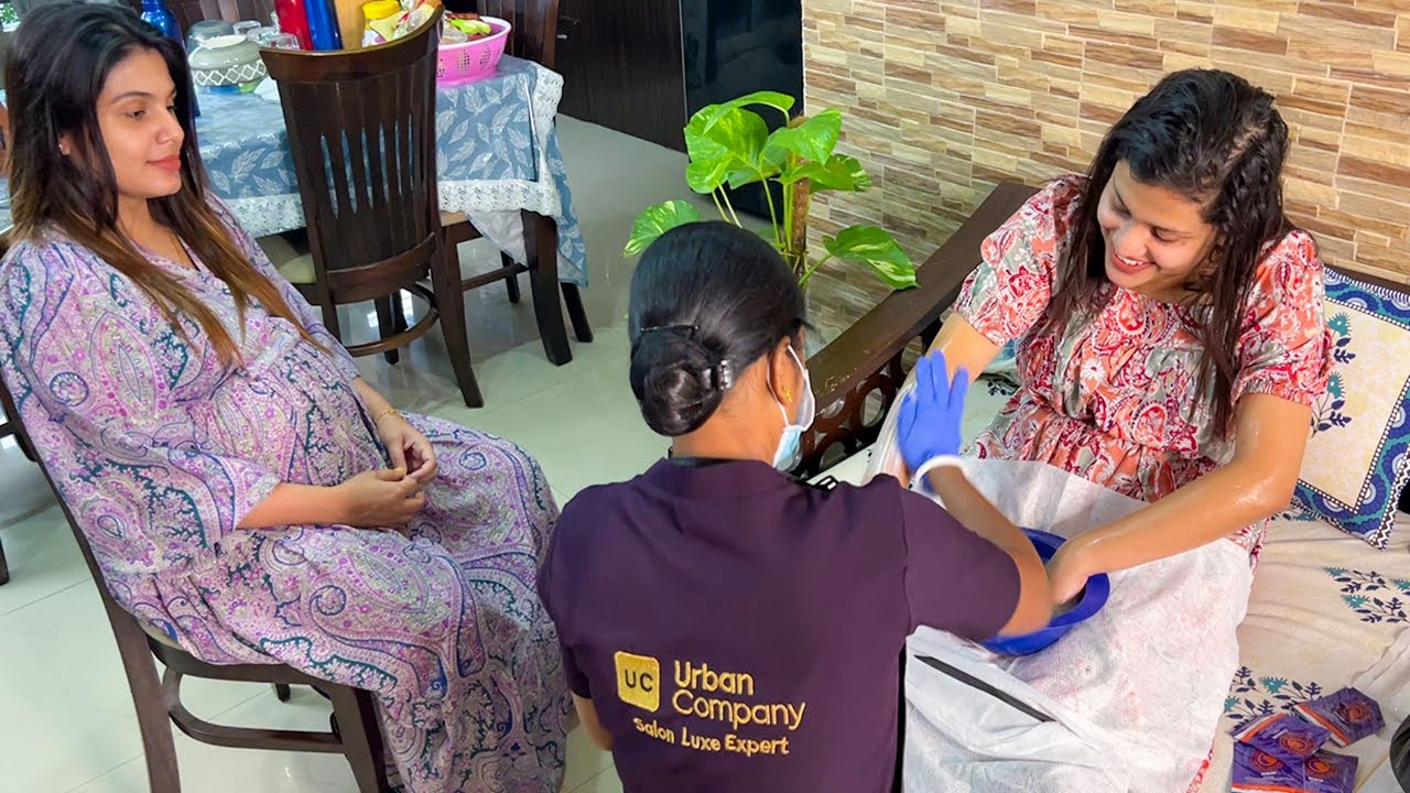 Surprising Pooja with Beauty Package 😍 Salon at Home 🤗
