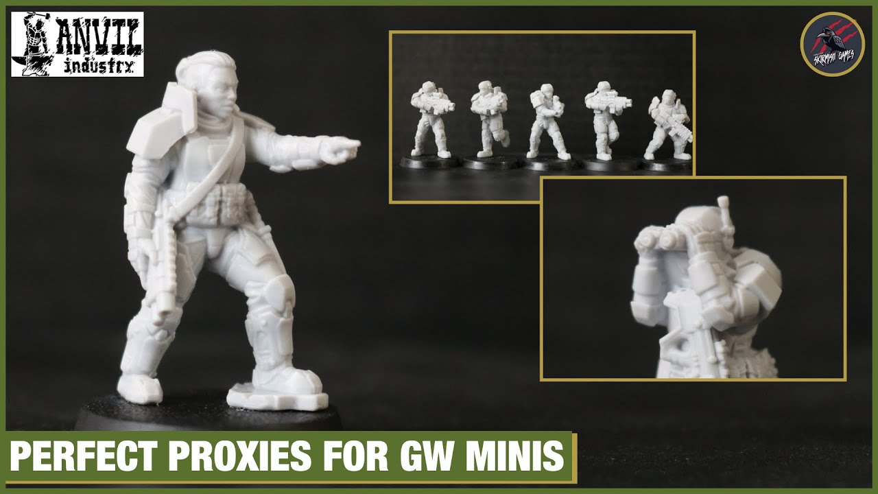 PERFECT PROXIES FOR WARHAMMER MINIS - Grenadiers By Anvil Industry - Great For GW Kill Team & 40k