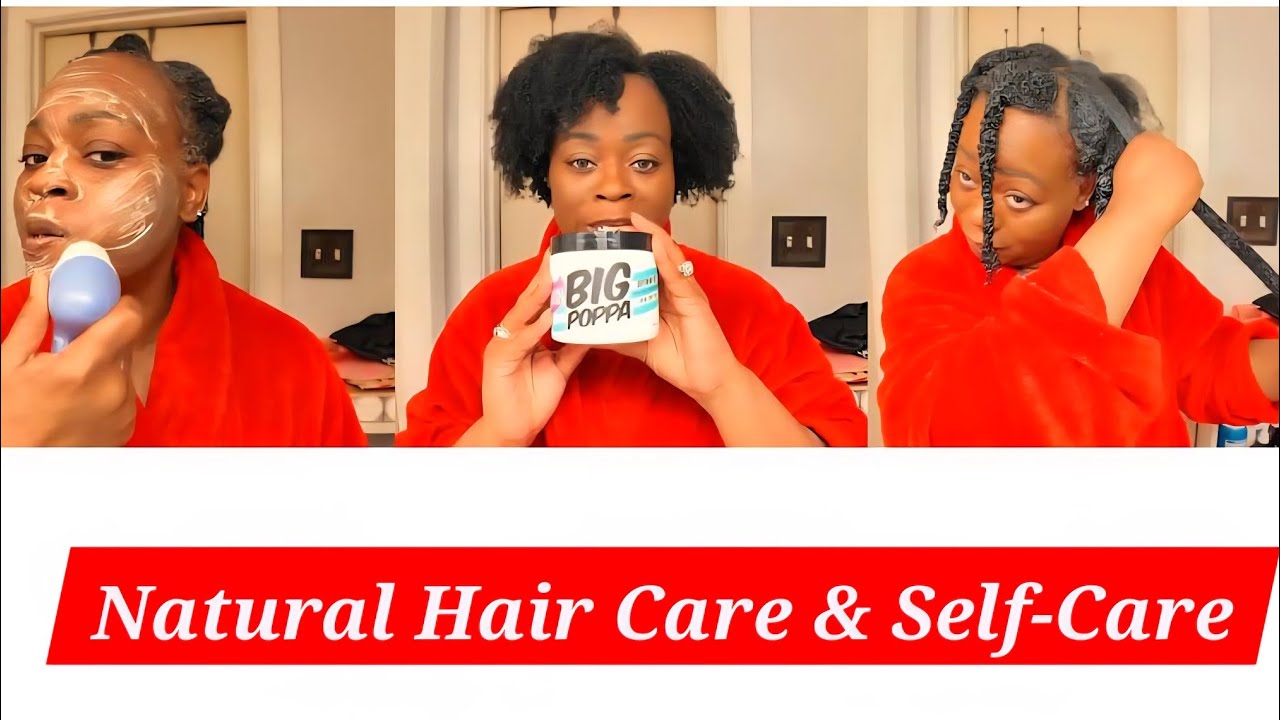 Wash Day Routine + Makeup Removal | Natural Hair Care & Self-Care Essentials 💆🏾‍♀️✨