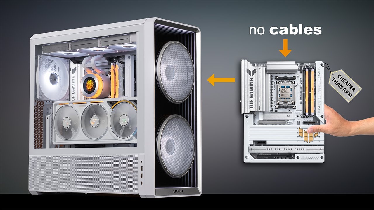 The Most Aesthetic 'Zero Cable' PC Build... | BTF Lian Li Lancool 217 Infinity PC Build