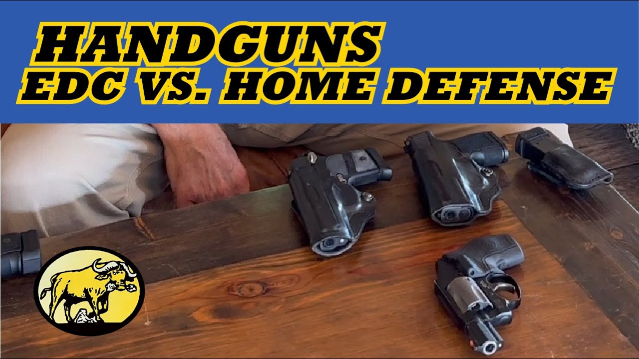Пистолеты для повседневного ношения (EDC) против пистолетов для самообороны