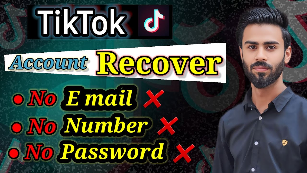 Recover Tiktok account without phone number and Email || how to recover TikTok account without email
