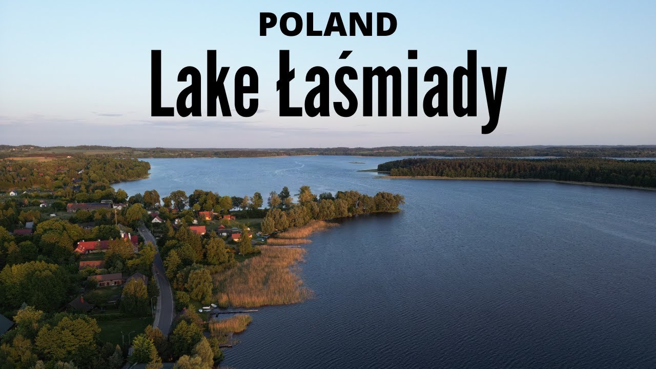 Lake Łaśmiady in Masuria - 4K drone video