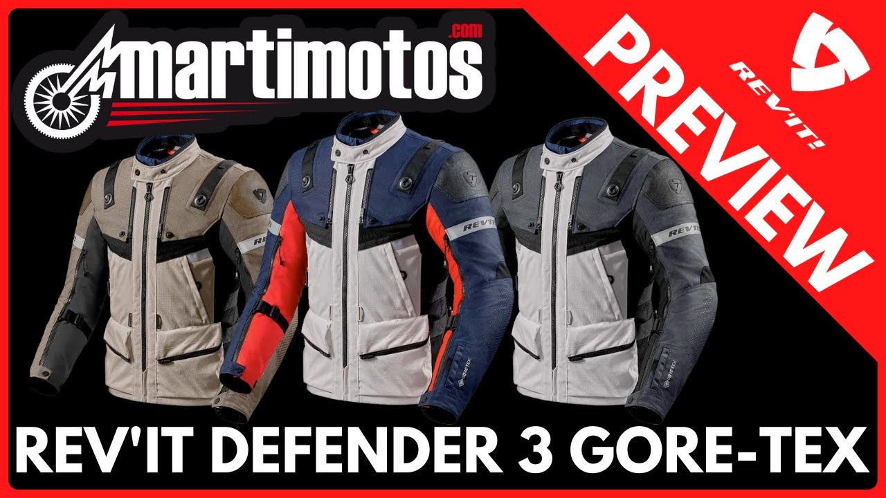 PREVIEW // REV'IT DEFENDER 3 GORE-TEX