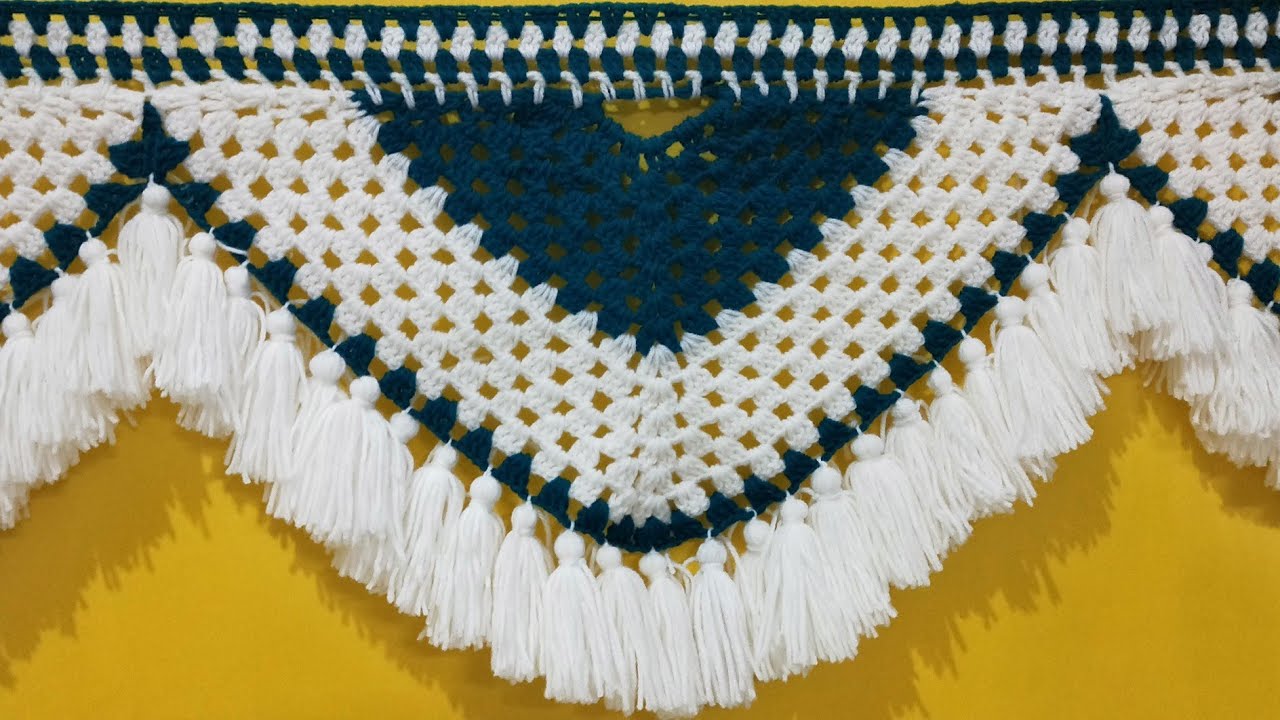Woolen Door Hanging Toran Design #8 | Toran Design | Crochet Craft | DIY