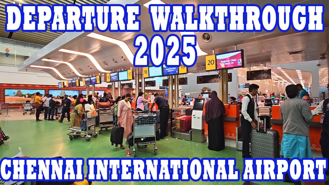 2025 New Chennai International Airport Departure Walkthrough | Lounge Access, Duty-Free & More!