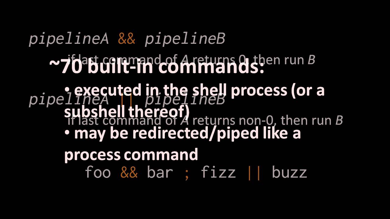Unix terminals and shells - 3 of 5