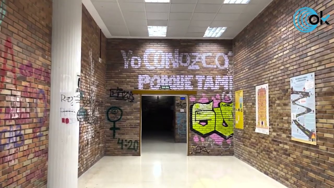 Así luce la cochambrosa facultad de la Complutense donde Iglesias da clase