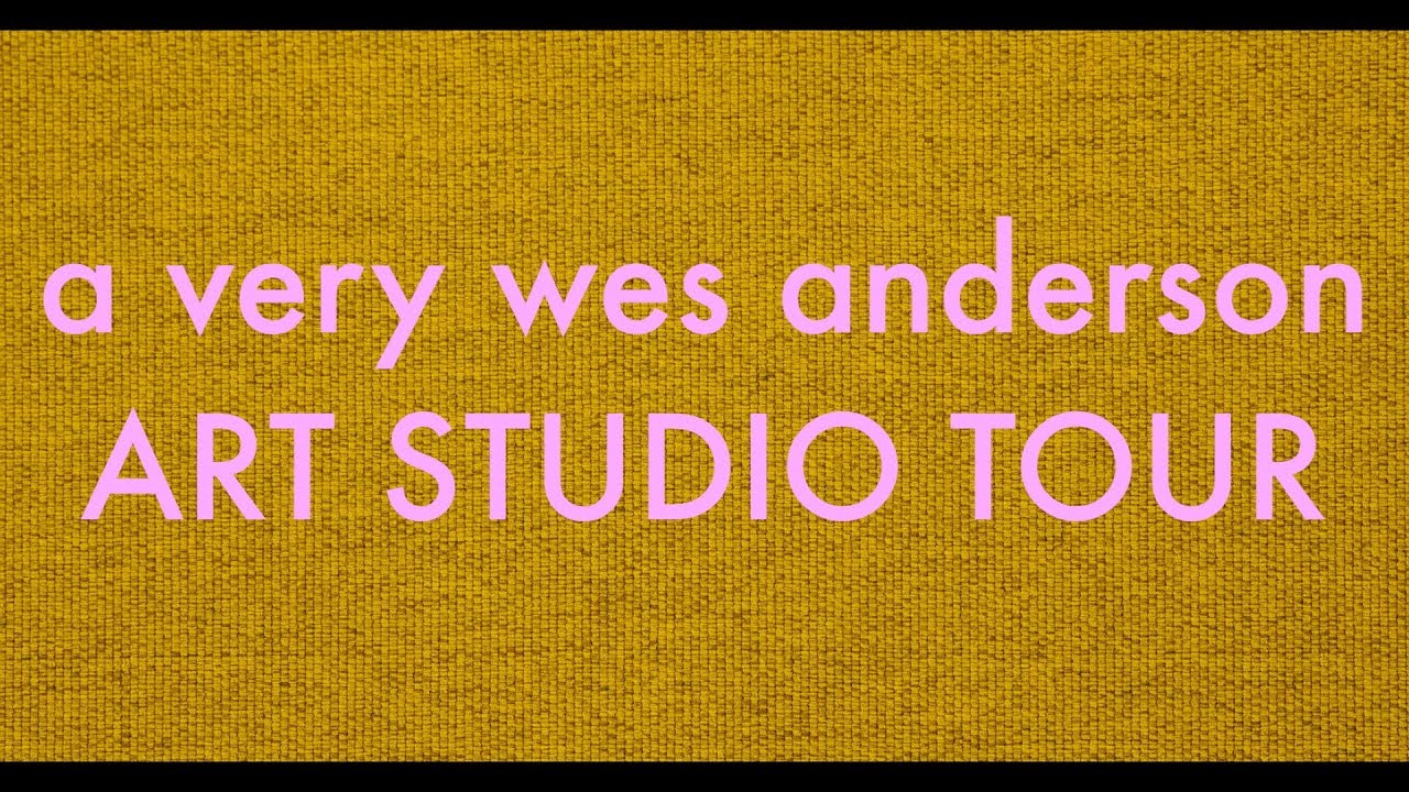 ART STUDIO TOUR | wes anderson inspired