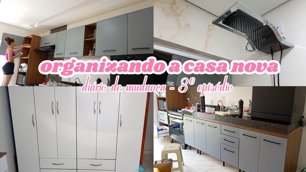 Organizando a Casa Nova 🏡 | Armários, Guarda-Roupas e Instalando o Chuveiro