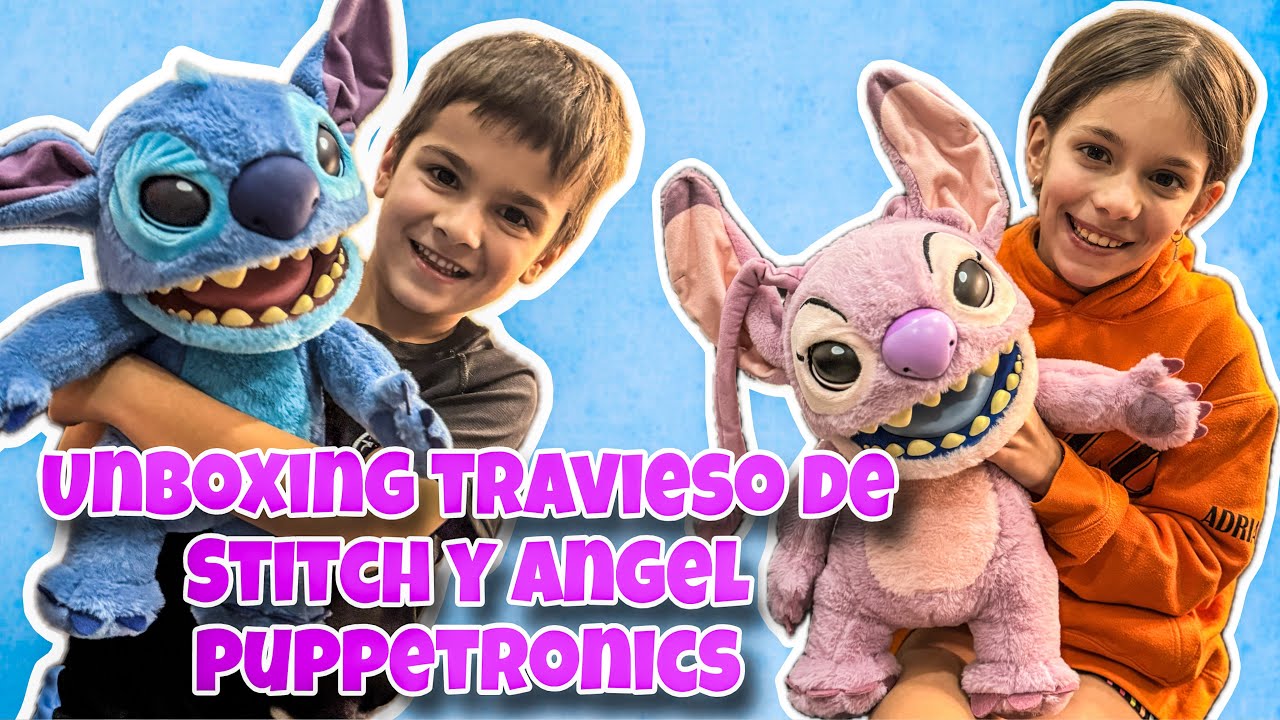 UNBOXING TRAVIESO STITCH Y ANGEL