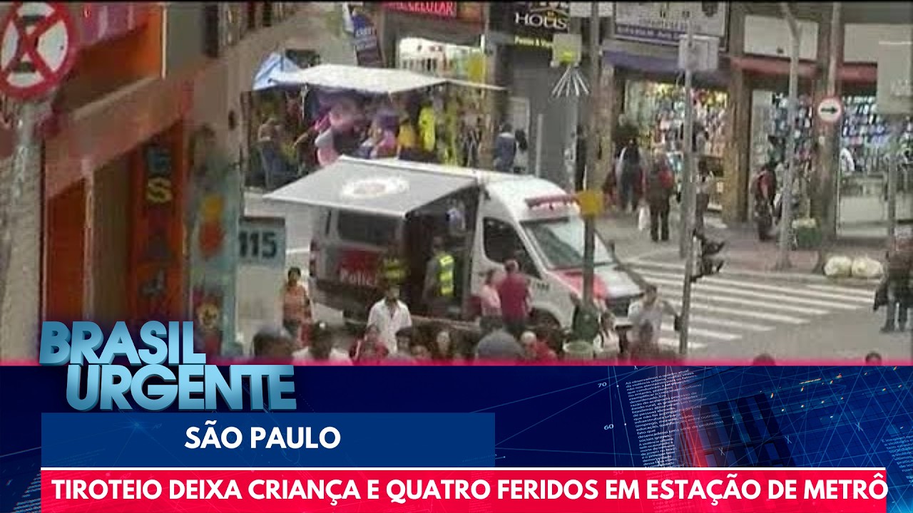 Tiroteio deixa crian&ccedil;a e quatro feridos em esta&ccedil;&atilde;o de metr&ocirc; em SP | Brasil Urgente