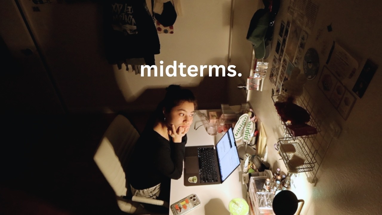 unmotivated college senior vs. exam season