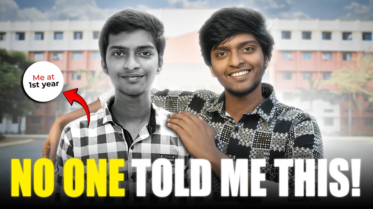 7 Things I Wish I Knew in 1st Year of College 🚫 (Freshers Must Watch)