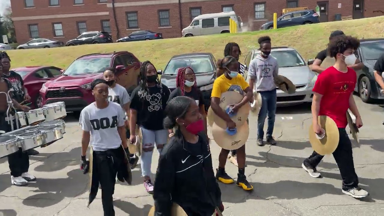 NCCU Percussion Clinic Campus Parade & Tunnel (3.19.22)
