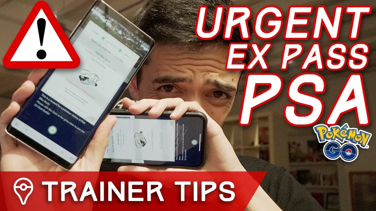 URGENT: A BUG COULD MAKE YOU MISS YOUR EX RAID IN POK&Eacute;MON GO!