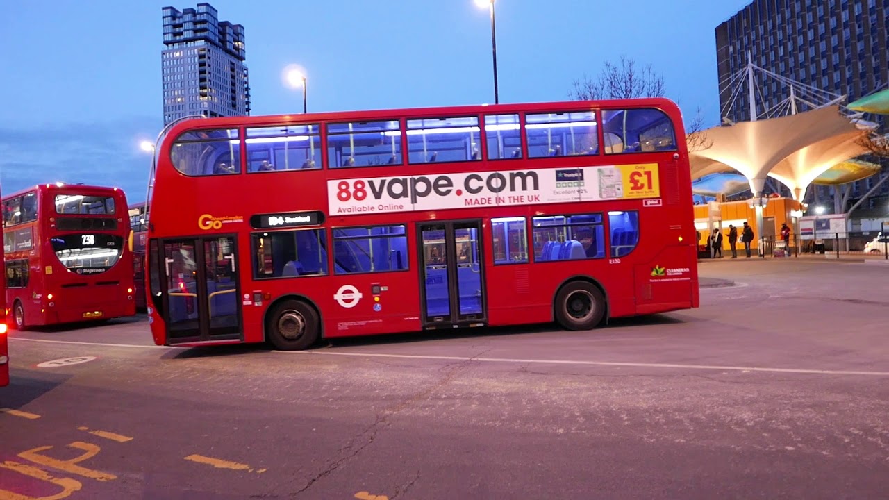 Stratford in London bus variety 12th February 2020