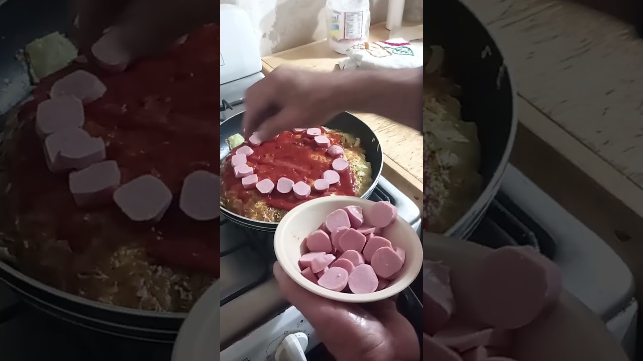 Cómo hacer una torta de repollo y huevo 