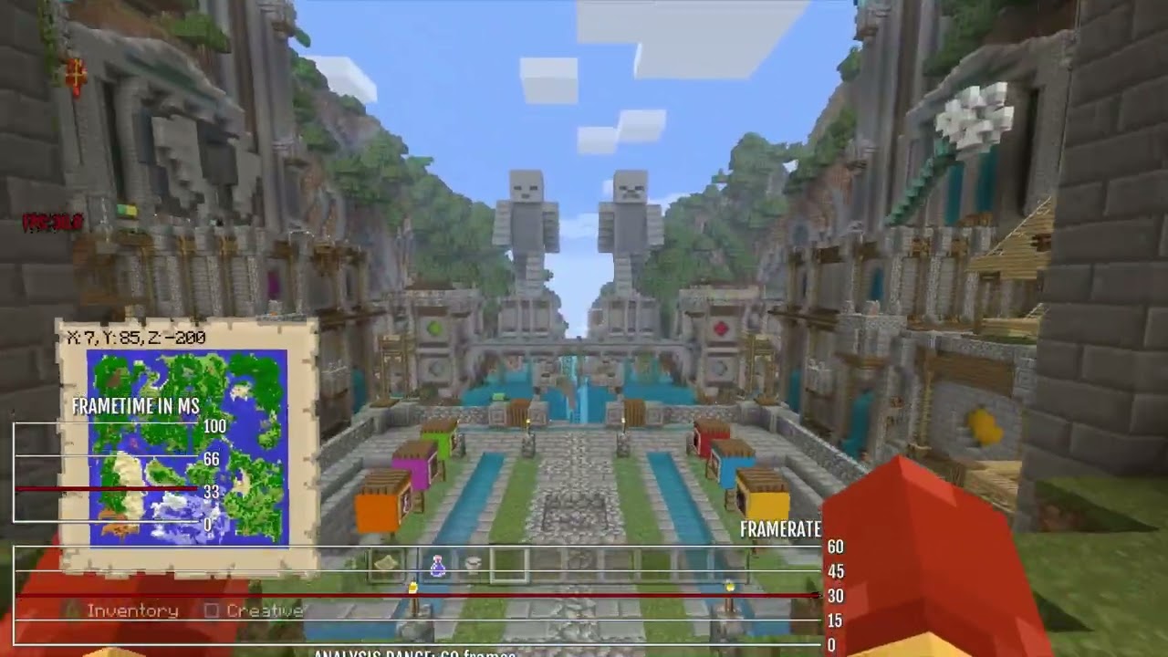 Minecraft: Playstation 3 Edition - FPS Test