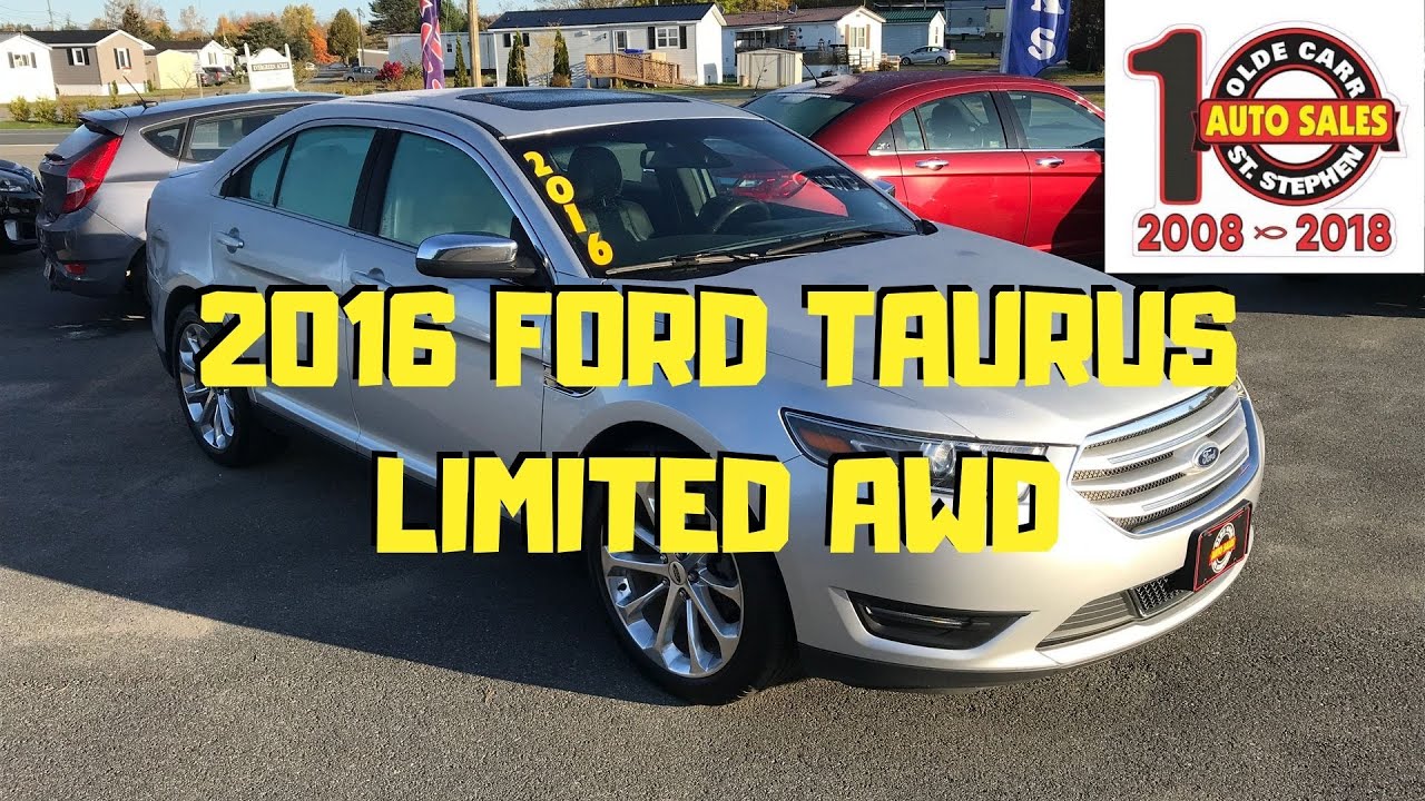 2016 FORD TAURUS LIMITED AWD-STOCK # 19057