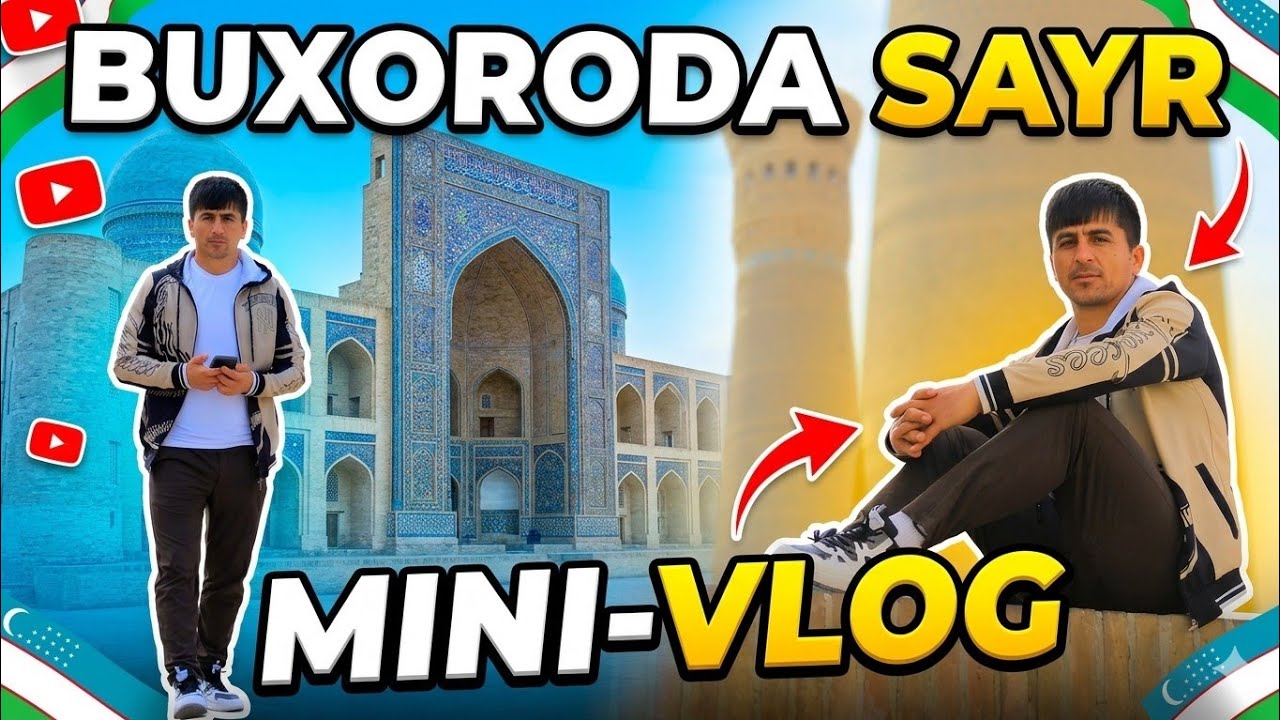 Buxorodagi safarimizdan maxsus Minorai Kalon, Labi Hovuz hamda chiroyli joylardan chiroyli kadrlar.!